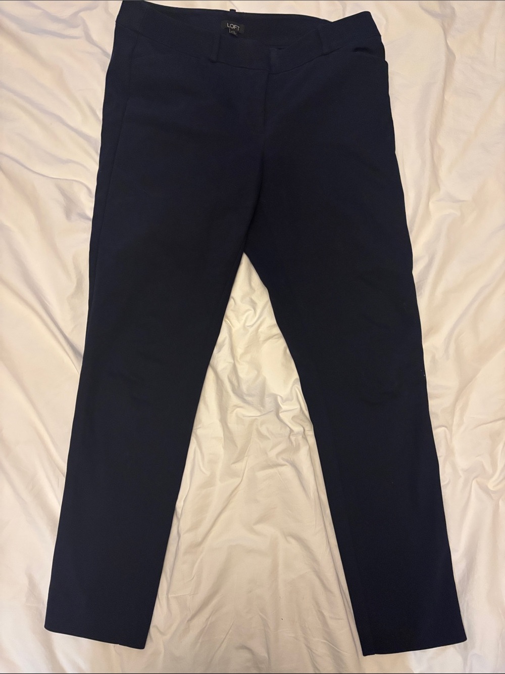 LOFT Women’s Navy Straight Dress Pants